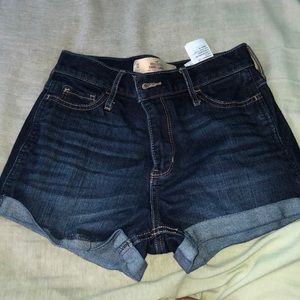 hollister high rise short short
